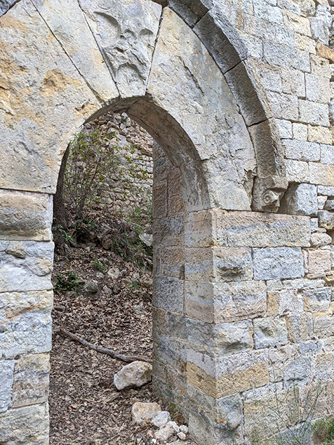 Porte au château de Puybresson - Callian © JAF