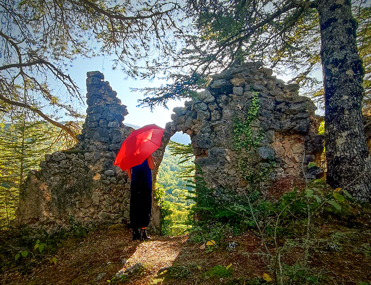 Ruine au château de Vérignon © Fabien Ansaldo 
