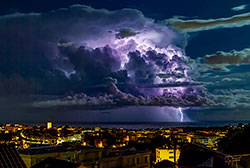 Gros Orage en mer © Sylvain Reybaut