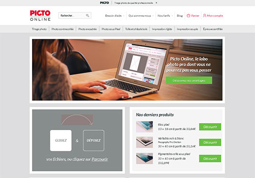 Le site de PICTO ONLINE