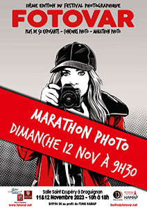 Affiche Marathon du festival FOTOVAR 2023  © Frédérique Ruby