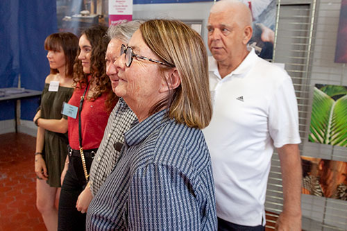 Les lauréates du FOTOVAR-LYCÉE-2018 au musée des ATP de Draguignan © Norbert Pousseur