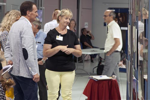 Festival Fotovar 2015 - la visite du maire de Draguignan - © Norbert Pousseur