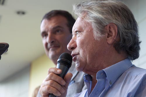 Festival Fotovar 2015 - le président et le maire de Draguiognan - © Norbert Pousseur