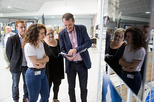 Festival Fotovar 2016 - Visite de Monsieur le Maire - © Norbert Pousseur