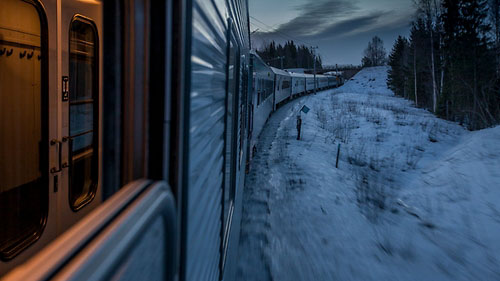 Train de nuit © Frédéric Valenti